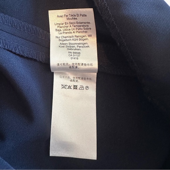 Donna Karan New York NWT Cap Sleeve Dress Above Knee Party Sheath Size 6 Blue - Picture 16 of 16